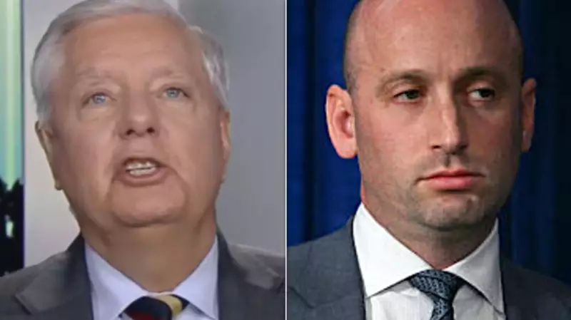 Lindsey Graham Defends Stephen Miller, Blames Sanctuary Cities for GOP Criticism