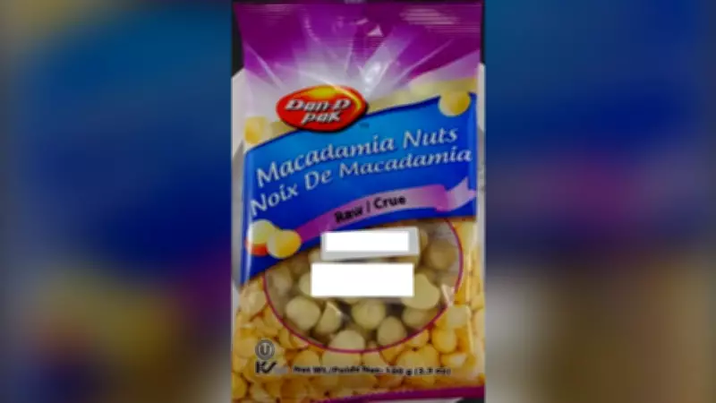 Macadamia Nut Recall in B.C. and Alberta Due to Salmonella Risk