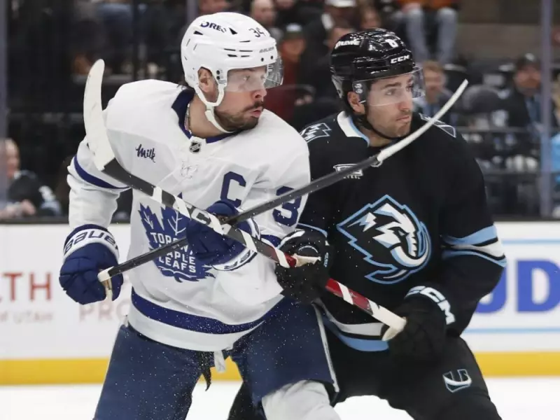Maple Leafs' Streak Ends in 6-1 Loss to Utah, Marner Reunion Looms in Vegas