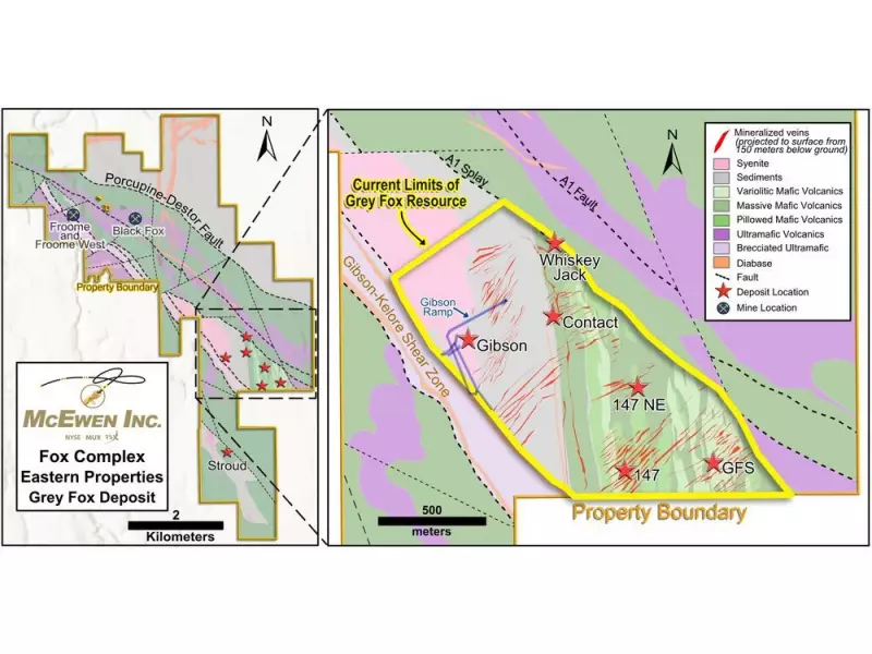 McEwen's Grey Fox Gold Resource Jumps 23% to 1.9M Ounces, Prefeasibility Study Due 2026