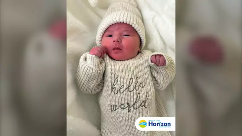 Moncton Welcomes First Baby of 2026: Caldon Born at 12:02 a.m.