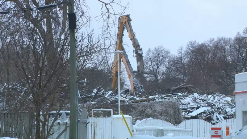 Montreal Police Dogs Search Rubble After Major Fire, No Signs of Occupants Found
