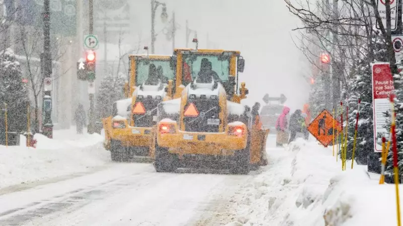 Montreal Snowfall Warning: 15 cm Expected, Route 132 Shut Down After Crashes