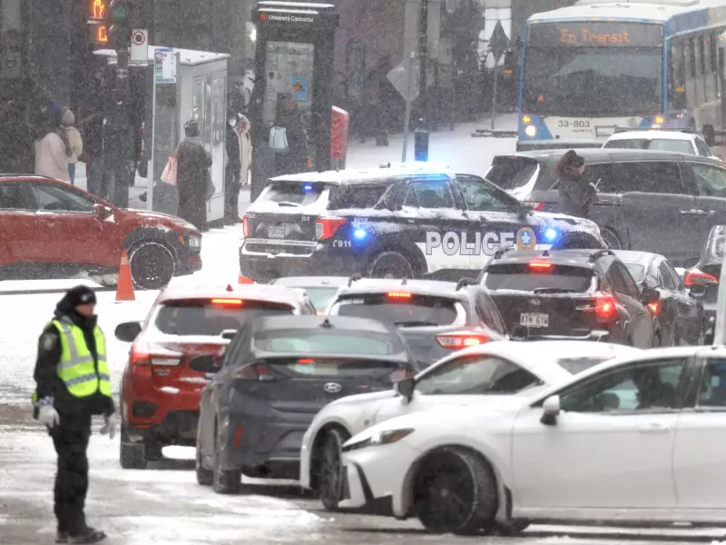 Montreal's Fourth Snowstorm Snarls Traffic, Stalls Buses and REM on Jan 16, 2026