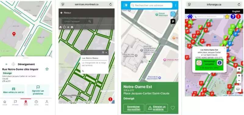 Montreal's Info-Neige App Ends Free Service After City Shifts Snow-Clearing Tracking