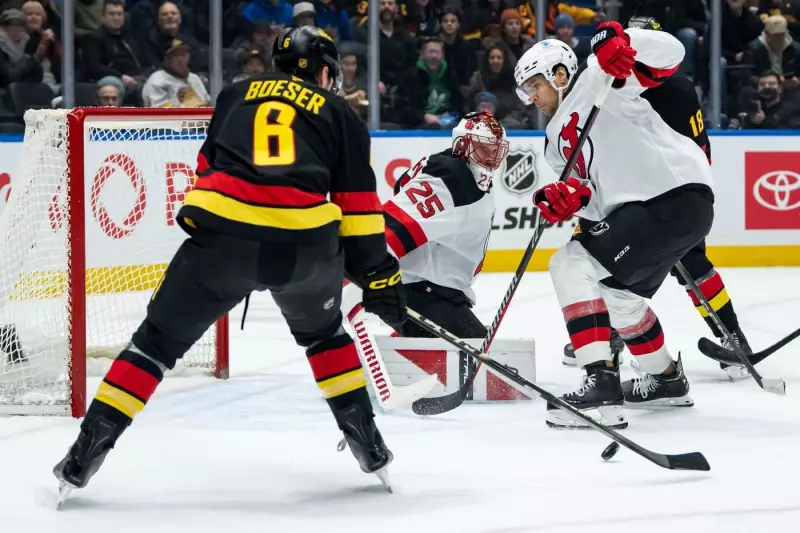 New Jersey Devils Edge Vancouver Canucks 5-4 in Thrilling NHL Road Victory