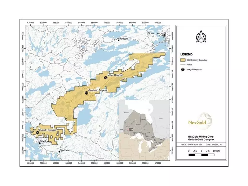 NexGold Launches Major 25,000-Metre Drill Program at Ontario's Goliath Gold Complex