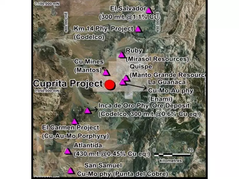 Nobel Resources Begins Diamond Drilling at Cuprita Copper Project in Chile