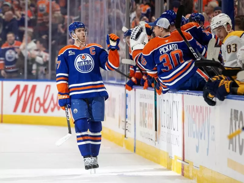 Oilers Dominate Predators 6-2 as McDavid Extends Streak to 16 Games