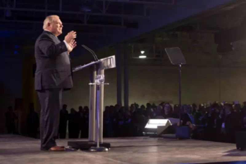 Ontario PC Party Reverses Media Ban, Allows Press Coverage of Ford's Convention Speech