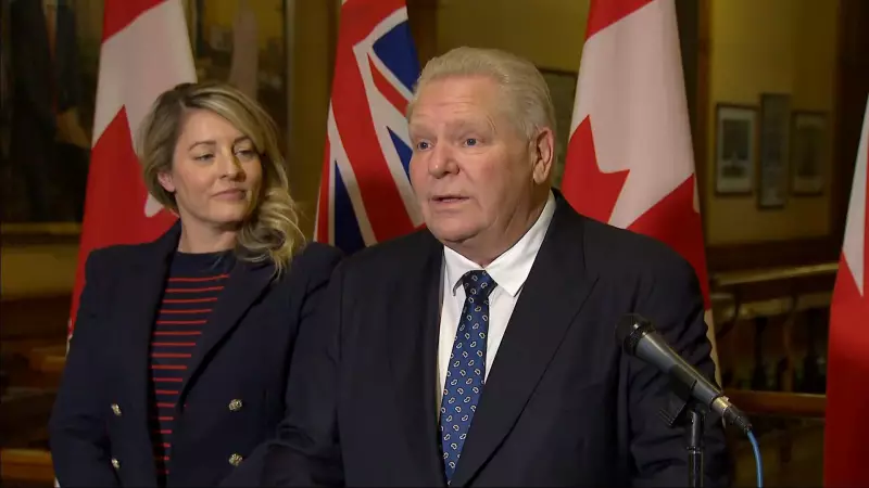 Ontario Premier Doug Ford Endorses Federal Auto Strategy After Meeting with Carney and Joly