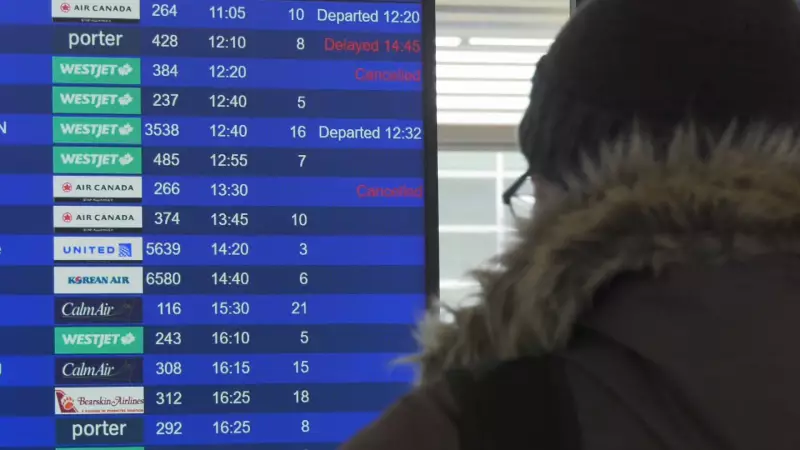 Ontario Snowstorm Strands Travelers in Winnipeg, Disrupting Flights and Plans