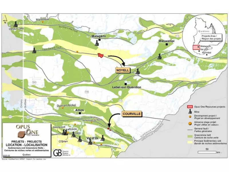 Opus One Gold Corp Resumes Drilling at Noyell Gold Project in Quebec's Abitibi Region