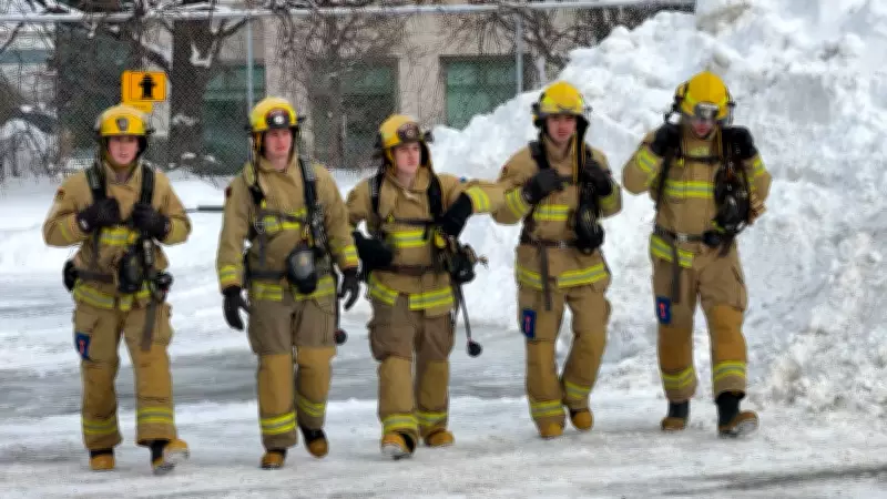Ottawa 67's Swap Hockey Gear for Firefighting Training Ahead of Siren Series
