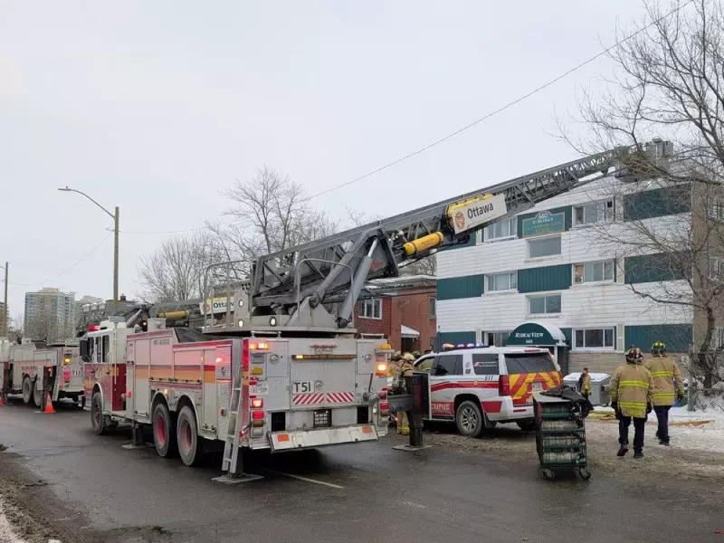 Ottawa Firefighters Respond to St. Patrick Street Apartment Building for Carbon Monoxide Hazard