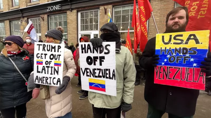 Ottawa Protest: Demonstrators Decry U.S. Venezuela Action as 'Extremely Disturbing'