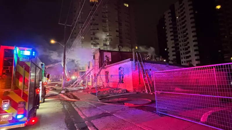 Overnight Fire Causes Heavy Damage to Empty Building on Ann St. in London