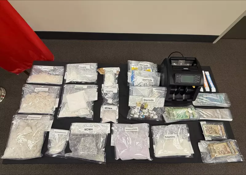 RCMP Seize Over $300K in Drugs and Cash in Edmonton Area Bust