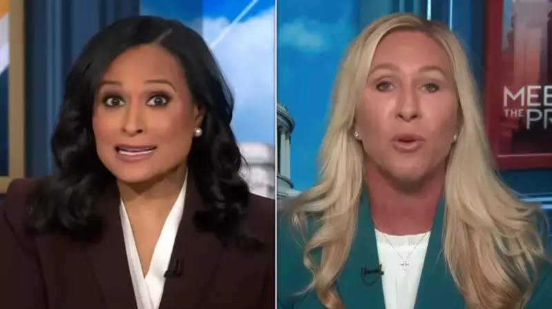 Rep. Marjorie Taylor Greene Dodges Questions on Nick Fuentes, Holocaust Comparisons