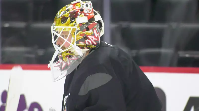 Senators' Linus Ullmark Game Ready but Stays Backup Role for Now