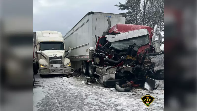 Serious Collisions Force Closure of Hwy. 401 Eastbound in Eastern Ontario