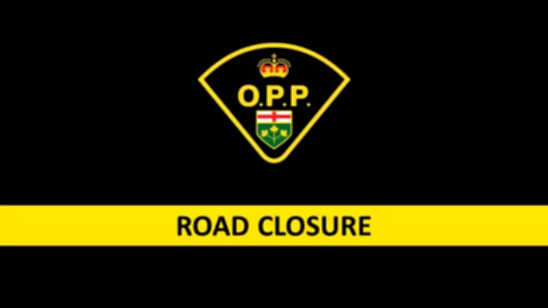 Serious Crash Involving Pickup Truck and Snowmobile Closes Road in Zorra Township