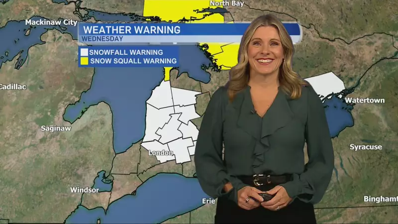 Snowfall Warning Persists for London-Middlesex Region Amid Winter Storm