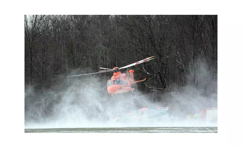 Snowmobile-Pickup Truck Crash in Barrie Leads to Air Ambulance Response