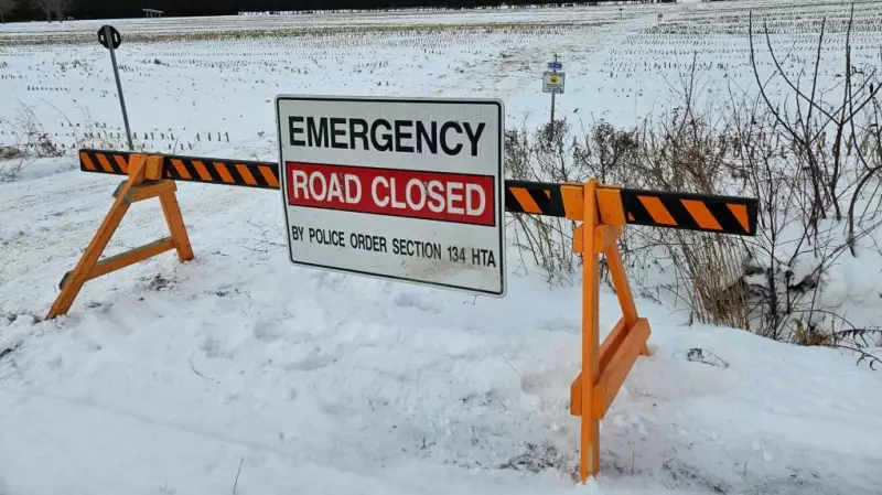 Snowmobile Trail Closed in Barrie After Collision with Pickup Truck