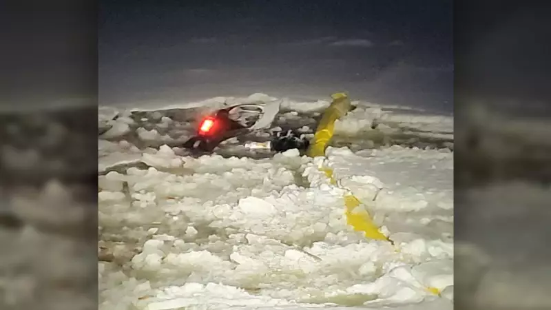 Snowmobiler Rescued After Plunging Through Ice on Rideau River Near Kemptville