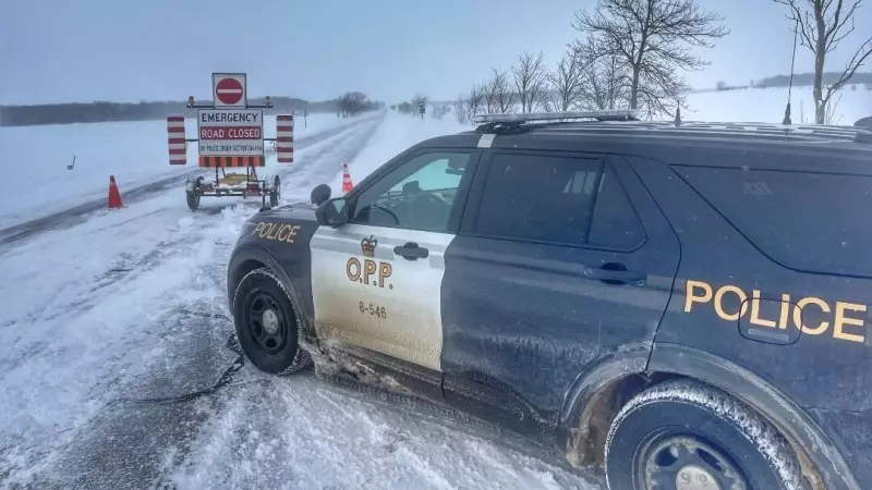 South Bruce Road Closures Persist After Winter Storm: OPP Update
