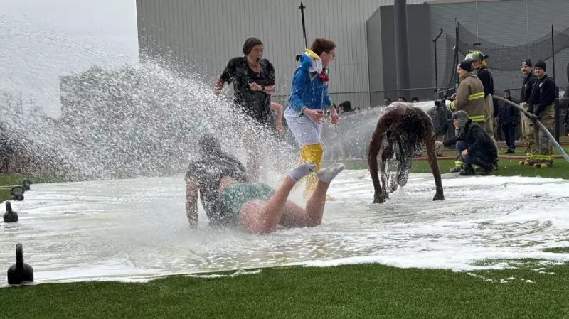 St. Clair College Students Brave Winter for Special Olympics Fundraiser Launch
