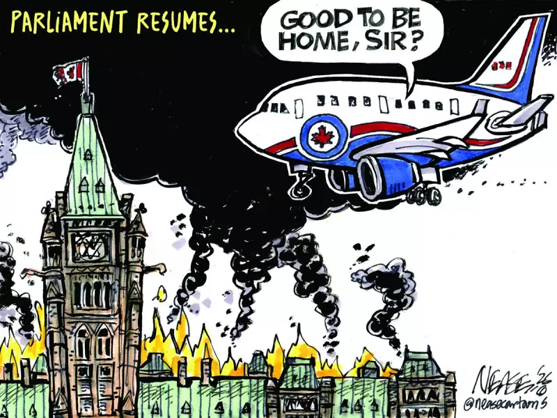 Steve Nease's Latest Cartoon Captures Canadian Political Landscape