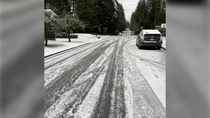 Surprise Afternoon Snowfall Blankets Vancouver Area on January 7, 2026