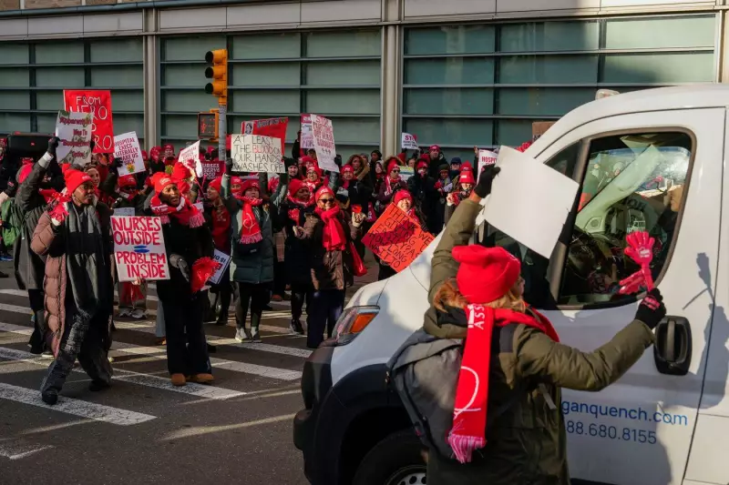 Thousands of NYC Nurses Strike at Major Hospitals Over Staffing and Wages