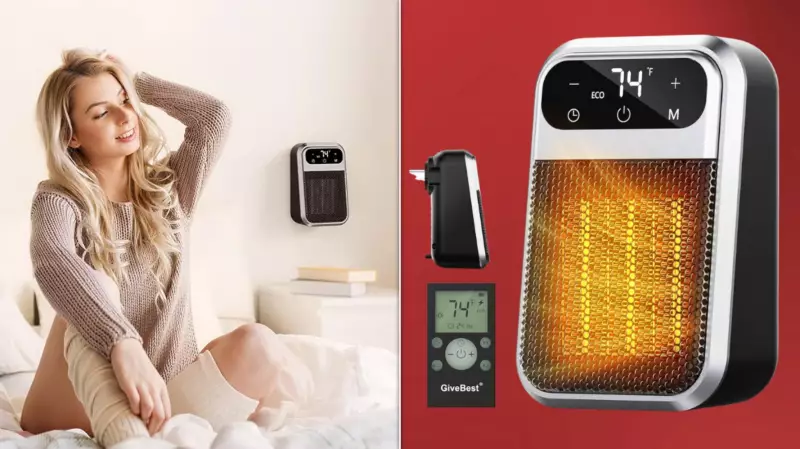 Tiny Plug-In Space Heater Packs a Punch for Winter Warmth