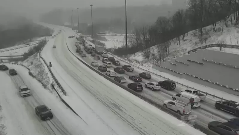 Toronto's DVP Closed Amid Major Winter Storm: Over 150 Crashes Reported