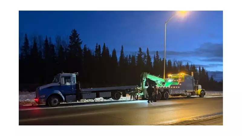 Tow Truck Impounded in Thunder Bay After Driver Caught with Suspended Licence