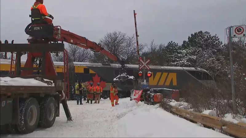 Train and Snowplow Collision in Scarborough Causes Major GO Transit Delays