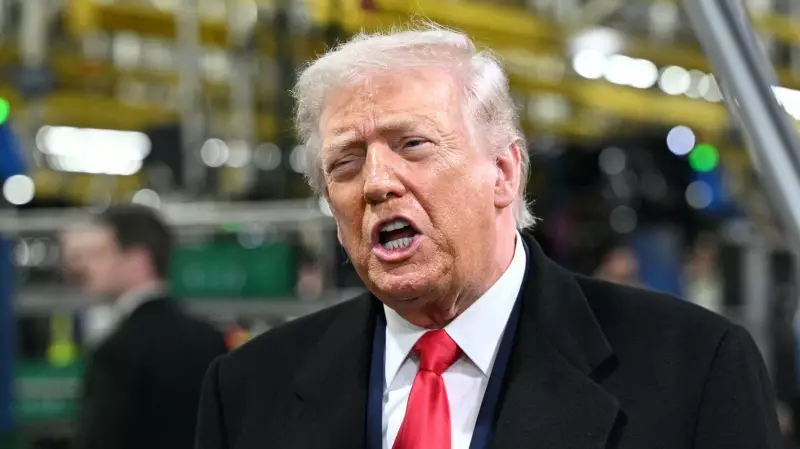 Trump Flips Off Autoworker, Drops F-Bomb at Detroit Ford Plant