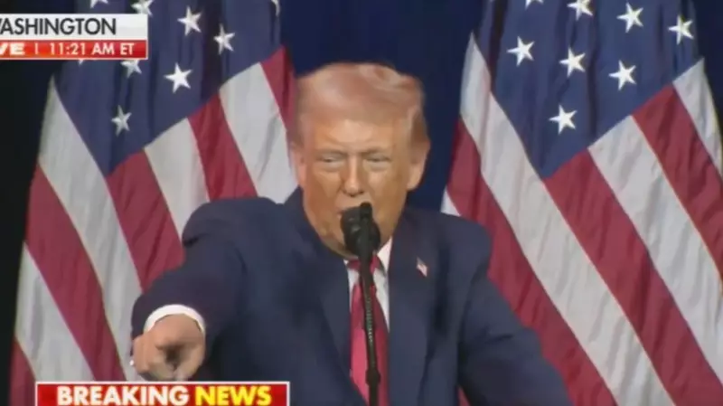 Trump Interrupts Speech to Criticize Photographer Over 'Heavy' Photos