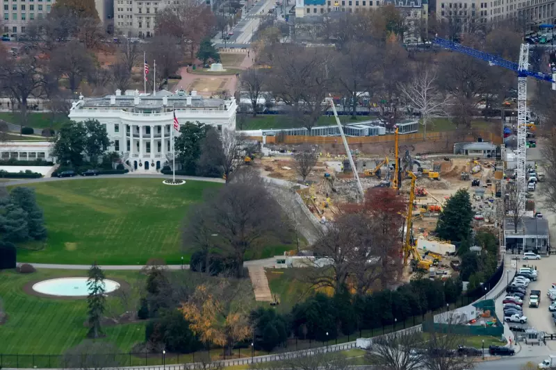 Trump Selects Marble for New White House Ballroom as East Wing Demolition Continues