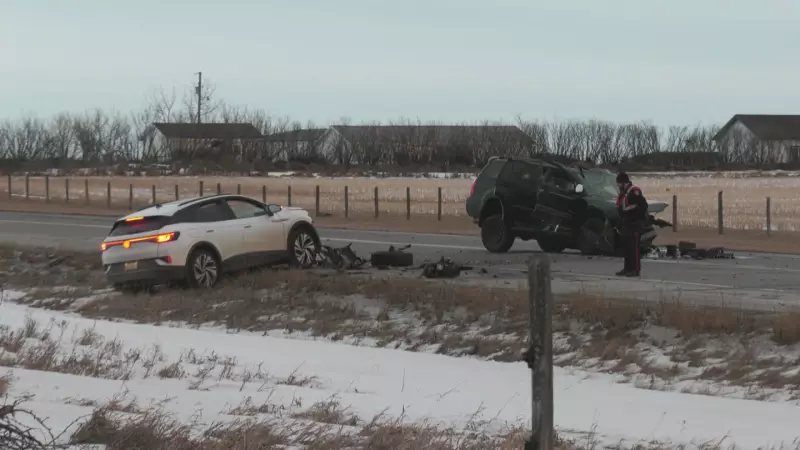 Two-Vehicle Crash Closes 17 Avenue SE in Calgary, Multiple Injuries Reported