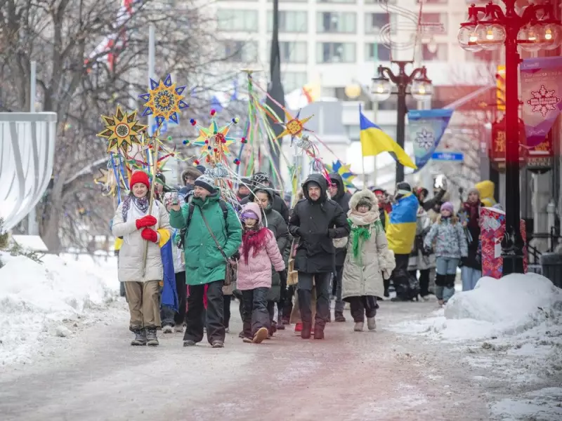 Ukrainian Christmas March in Ottawa Celebrates Traditions and Resilience
