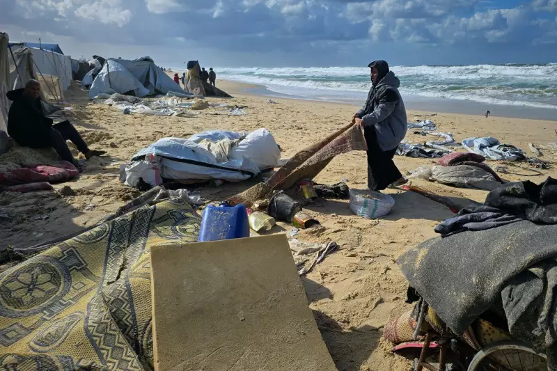 UN: Palestinian Boy, 5, Drowns in Gaza Tent Camp Flooding