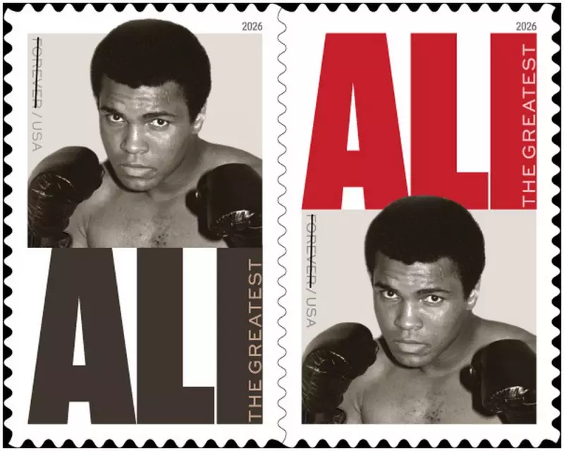 U.S. Postal Service Unveils New Muhammad Ali Stamp in Champ's Hometown