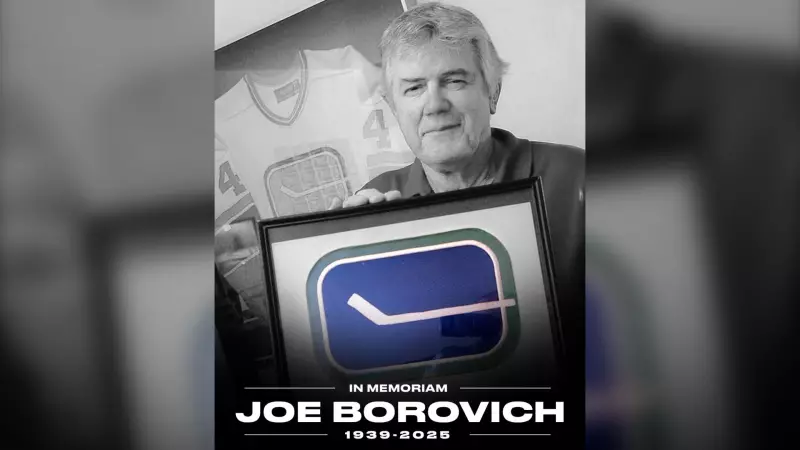 Vancouver Canucks Mourn Joe Borovich, Designer of Original 'Stick in Rink' Logo