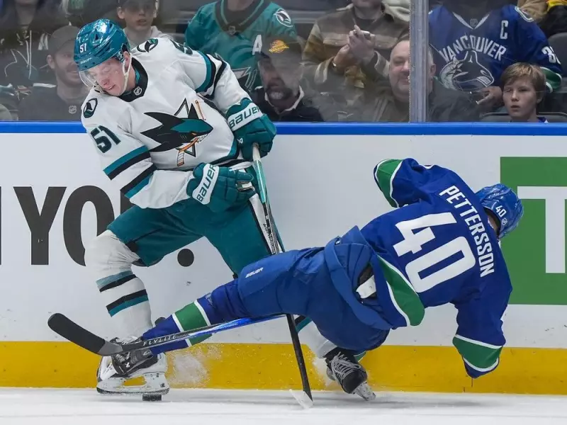 Vancouver Canucks' Spiraling Home Woes Continue as Sharks Feast in 5-2 Victory
