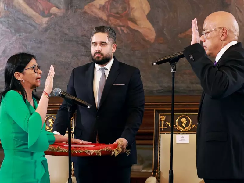 Venezuela Swears in Interim President After U.S. Capture of Maduro