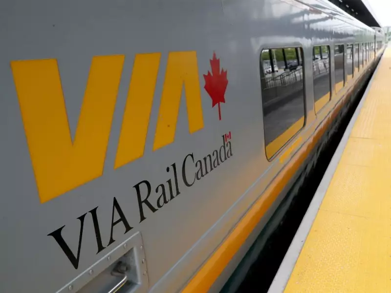 Via Rail Train Derails in Quebec After Hitting Parked Trucks, No Injuries
